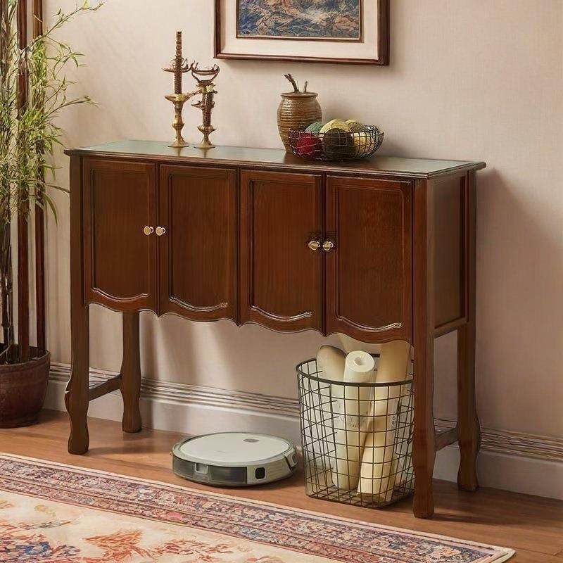 实木玄关柜美式复古收纳柜客厅靠墙餐边柜入户门厅过道玄关桌装饰,清洗/食品/商业设备,风口/风叶/风机配件,淘宝优惠券,粉丝福利购,淘宝优惠卷