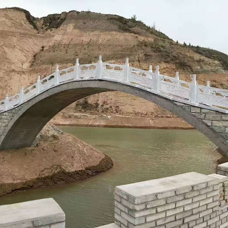 庭院公园流水小石桥广场河道装饰石拱桥别墅石雕小桥景区摆件