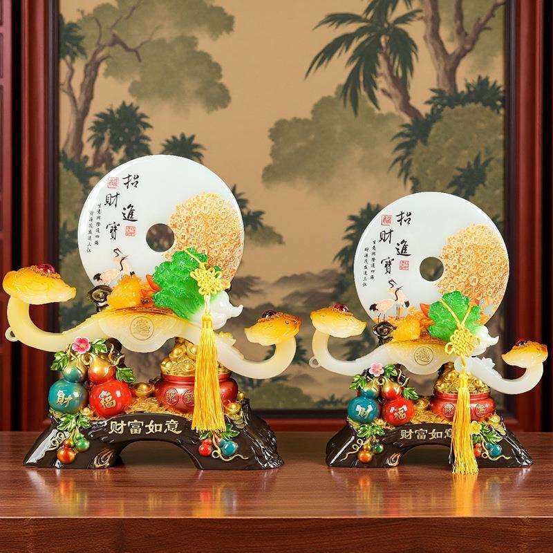 新款玉如意平安扣摆件工艺品客厅家居酒柜茶几电视柜办公室装饰品,玩具/童车/益智/积木/模型,毛绒/玩偶/公仔/布艺类玩具,淘宝优惠券,粉丝福利购,淘宝优惠卷