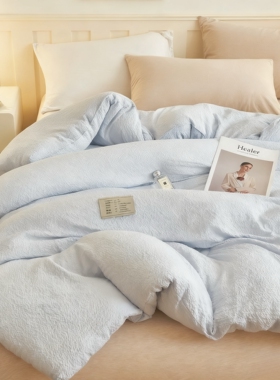 lili私藏a级大豆纤维被子蓝色春秋被芯保暖加厚通用四季被空调被