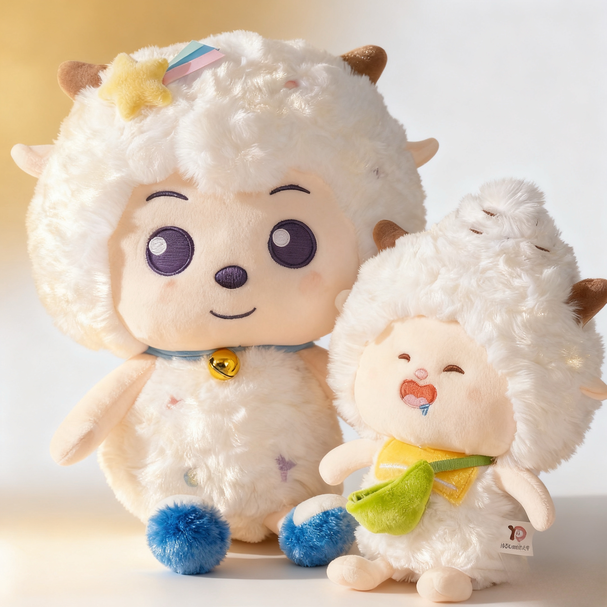 礼礼喜羊羊与灰太狼毛绒玩具美羊羊公仔懒羊羊抱枕礼物儿童玩具礼