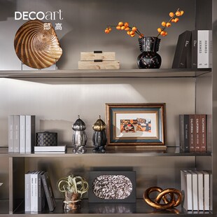 原木复古中古风软装草间弥生系列南瓜人摆件书柜装饰书房氛围布置