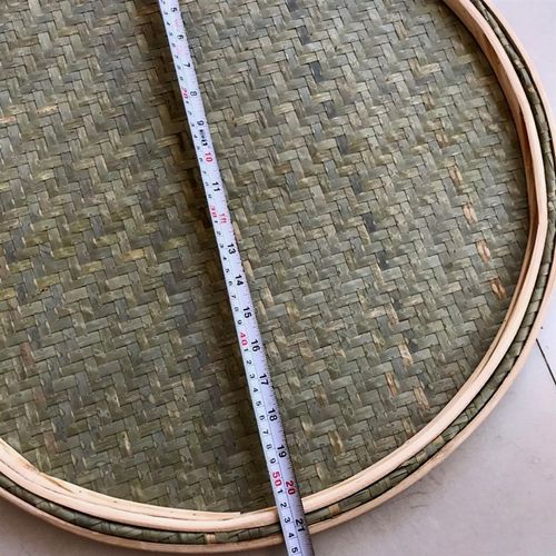 早餐肠粉竹窝蒸肠粉竹筛圆形竹篮肠粉簸箕 肠粉簸箕竹窝