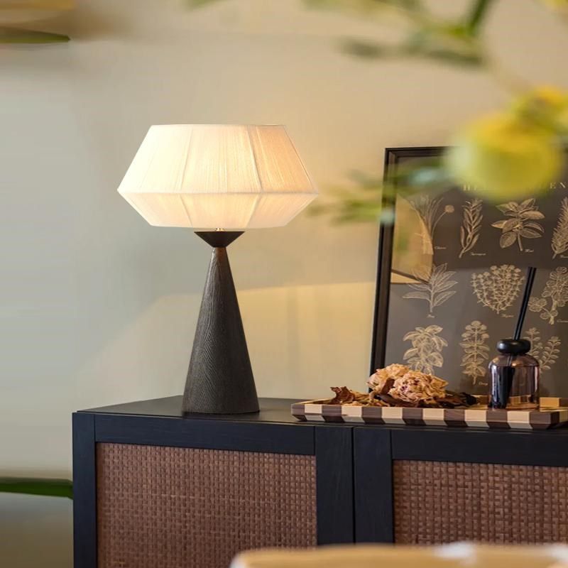 床头台灯实木奶油风法式复古卧室书房日式禅意民宿中古浪漫边柜灯,家装灯饰光源,装饰台灯,淘宝优惠券,粉丝福利购,淘宝优惠卷