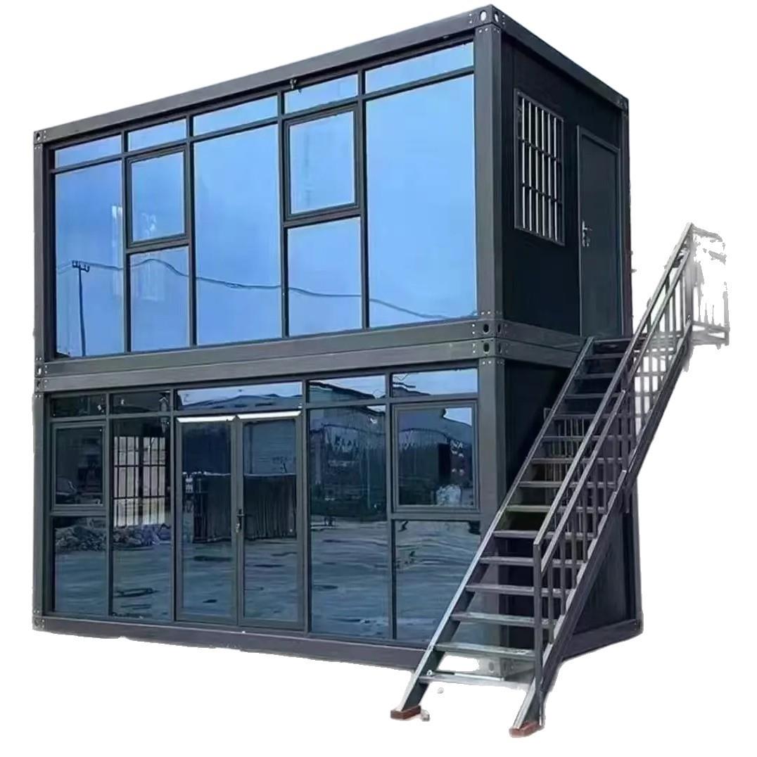 集装箱移动房双层住人活动简易板房家用组合屋集成房屋工具房箱房