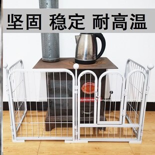 火炉防烫围栏室内铁炉煤炉u柴火灶取暖炉子防护栏 宝宝安全防烫网