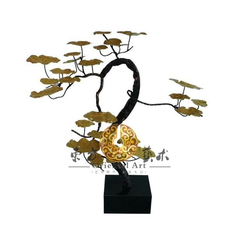 中式竹子壁挂摆件酒店会所竹装饰金属竹子不M锈钢青竹雕塑创意定