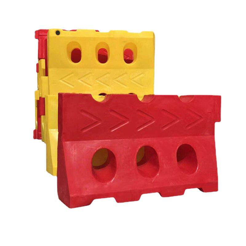 厂家pe塑料三孔隔离水马隔离墩塑料注水围挡隔离护栏