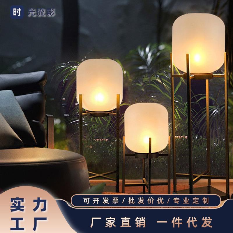 跨境户外草坪灯太阳能落地灯别墅花园防水庭院露台花园装饰氛围灯