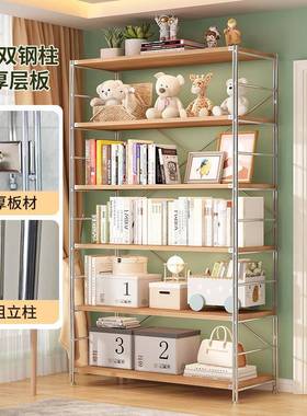 原木日XSH式厨房置架多层防锈钢收纳落架风地微波物炉储物架家用