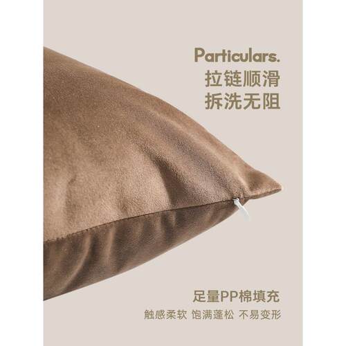 抱枕沙装发客厅刺绣靠件枕套飘窗摆饰靠F975SST7枕可洗拆家用床头