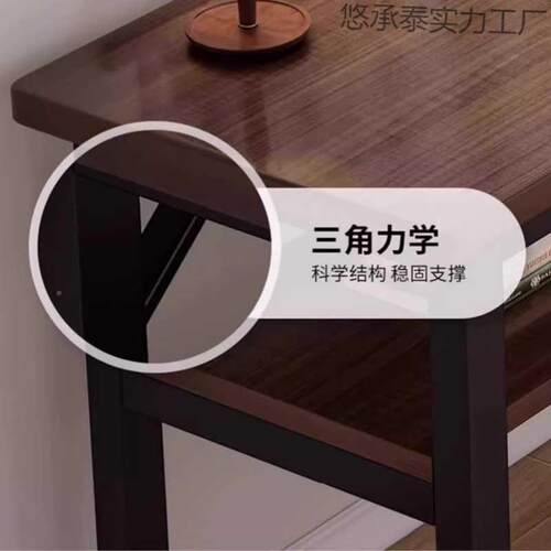 简长易桌ASA116子方形出租屋书桌学生窄长条学习家用桌脑电桌椅子