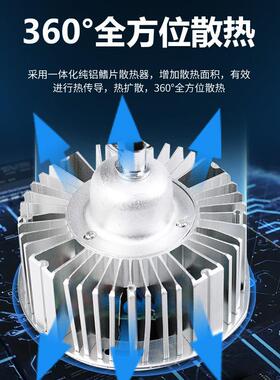 le工矿厂房灯车间照明灯功率led灯泡e2E27e407e40d螺口超亮节大能