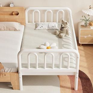 铁艺儿人童床拼接床婴儿床带床护床栏宝宝小男孩钢架单加宽大SLE床边