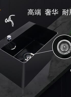 L730池4不锈拖把池商用新款家用阳台洗拖钢布黑溅色防水墩879布池