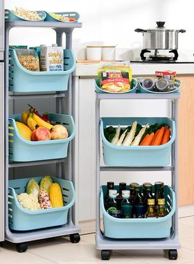 厨房蔬菜置纳物篮架落MVF圣地多层多功能洗菜子放水果收筐用品家