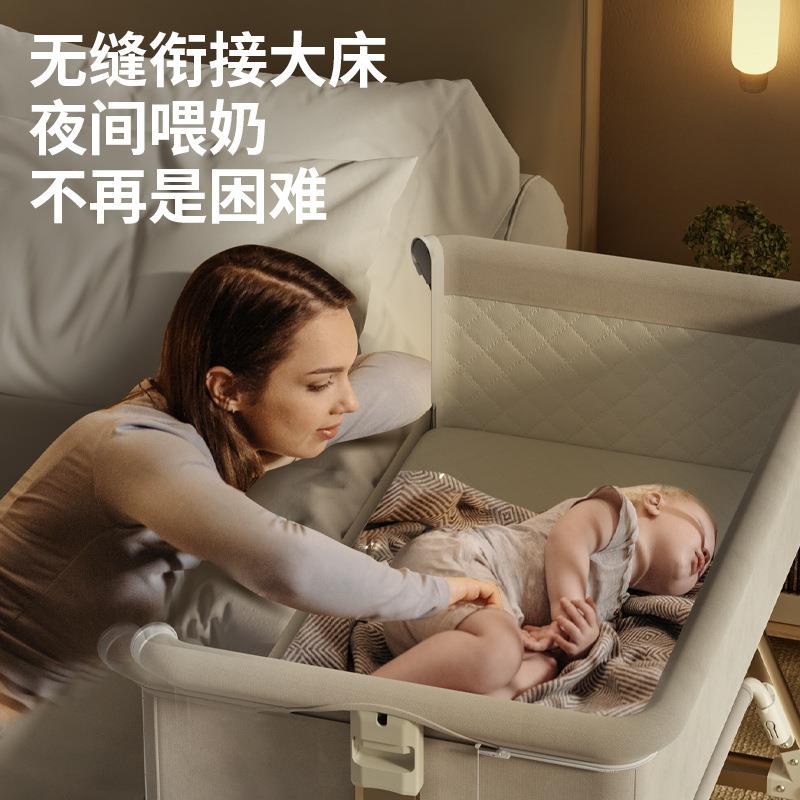 婴儿可调节高度移动擦拭床拼接摇床606宝宝舒适多功能折大叠尿可布台