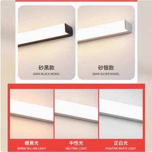 LED镜台前见描述灯浴室水防雾靓丽卫生间饰灯化装妆台灯具洗手镜