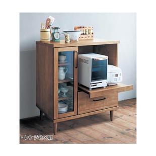 A1实0L日式 餐边柜木小窄靠墙物矮柜波炉茶水柜微Ab76uy56餐厅客厅