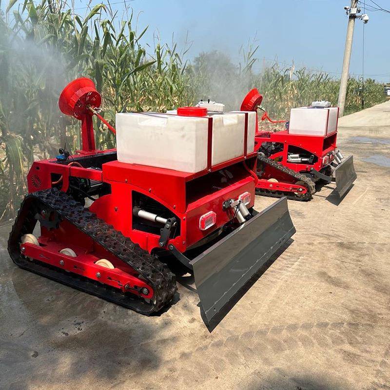 遥控割草履式新型园除草带机家用小型汽果柴油四驱碎机草VBA机割