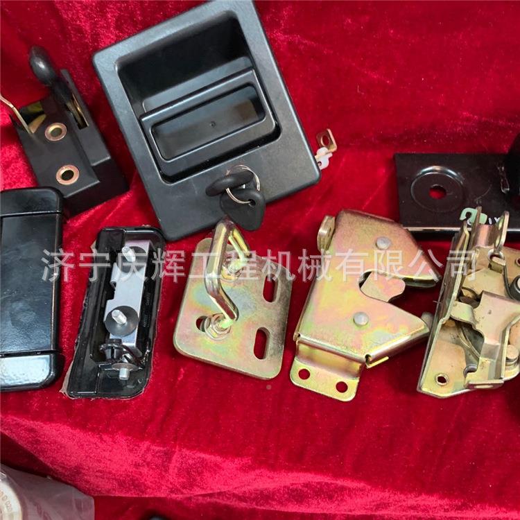 前PC300-7挖掘机边门锁盖锁前档后工玻璃锁PC300-7框锁反扣锁具锁