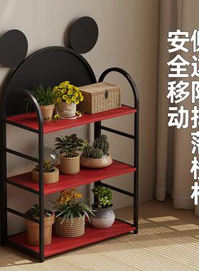 台花架置物架室内多肉绿萝植物花盆架阳厅客落地式铁艺多层C234花