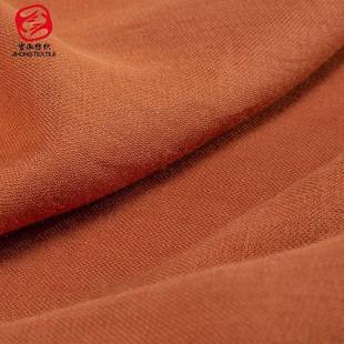 NZJ苎麻面料洗皱麻布服装 麻布纯苎砂洗L面料1麻夏07 面料天薄款