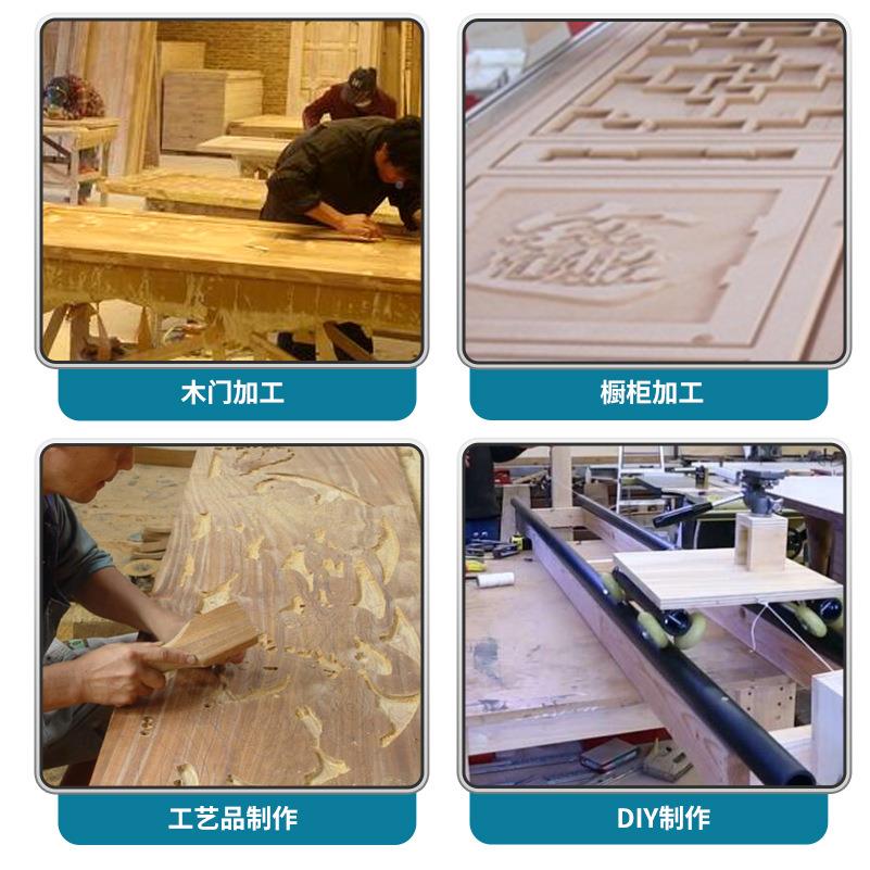 电木铣木工雕刻机开槽铝塑机板PKA边机修大功率锣倒机装电动工具