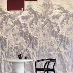 pu石皮壁大板连纹岩壁手工岩pu轻石皮质文374石仿石PU蘑菇石化聚