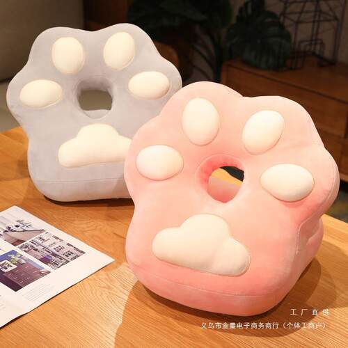 抱猫爪午睡枕办公室午睡学F968MMHJ生午休趴枕桌上儿趴睡童枕睡小