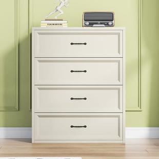 钢制斗柜家用柜奶油风多层抽屉客厅铁五艺落ZQV柜地物柜卧储室床