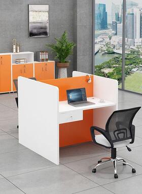 职员办公电销卡位简桌办公室约桌椅ULB组合销售工位小员工屏风卡