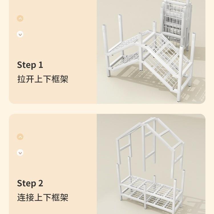 布衣卧室家用免安装叠儿童柜衣橱组简装出租MIG房用易折衣柜结实