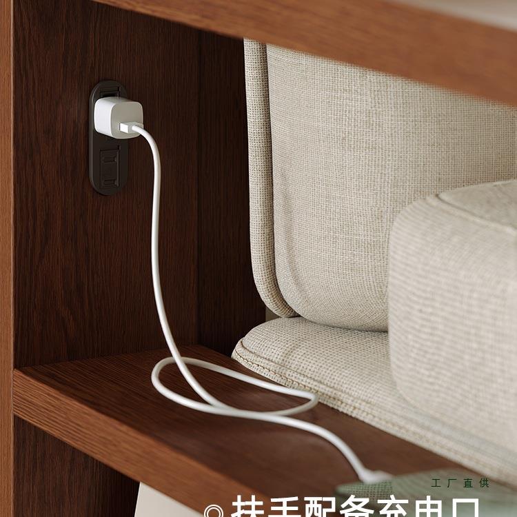 实木沙发床伸缩双人98515多功能小用户型客厅沙发0米床折叠两225