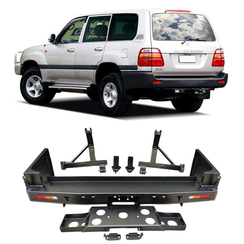 适用Land Cruiser LC105 FJ105后杠带备胎架油桶架可带绞盘架RA款