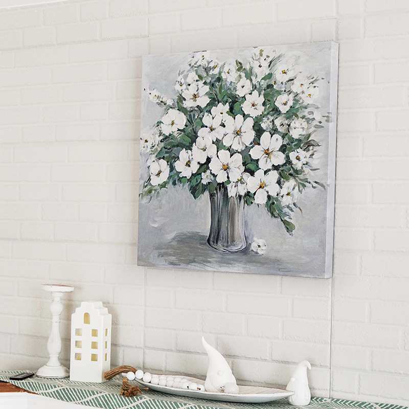 盈浩手工油画立体艺术画装饰画简约玄关油画唯美卧室挂画工厂直销