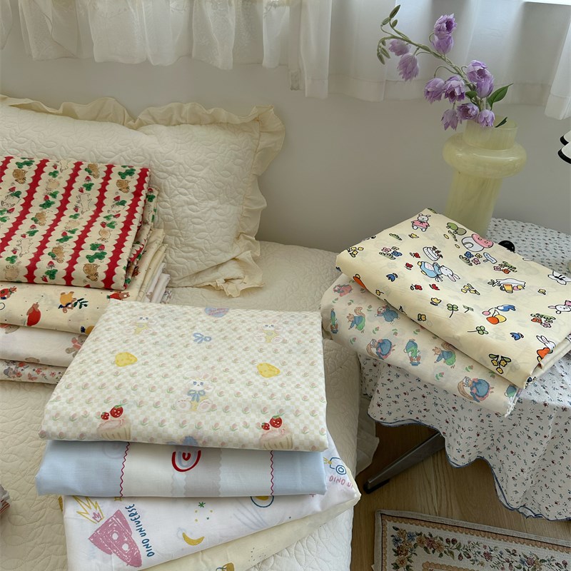 梨梦 单品 少女心全棉单件被罩150200学生宿舍双人200230