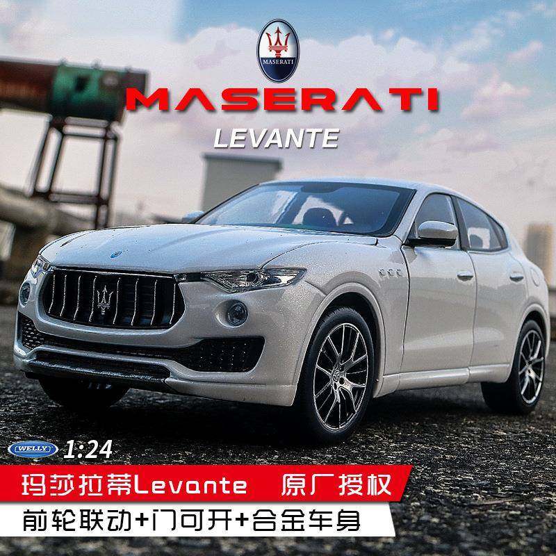 威利1:24莱万特汽车模型原厂仿真合金玩具越野车成人车模