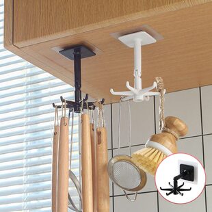 迪迪尼卡免打孔无痕厨房挂钩壁挂厨卫挂件粘钩锅铲钩挂架锅铲收纳