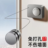 迈卡龙隐形晾衣绳室内免打孔阳台收缩晾衣神器卫生间晾衣架钢丝绳