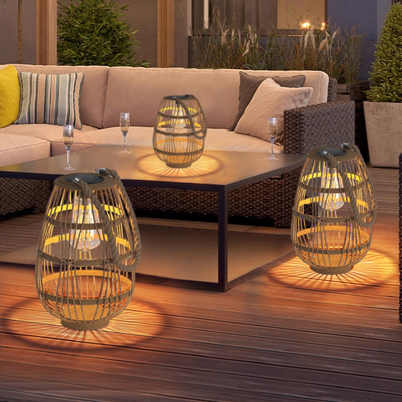 户外灯太阳能庭院手提灯挂灯室外草坪灯装饰花园氛围X落地灯露台