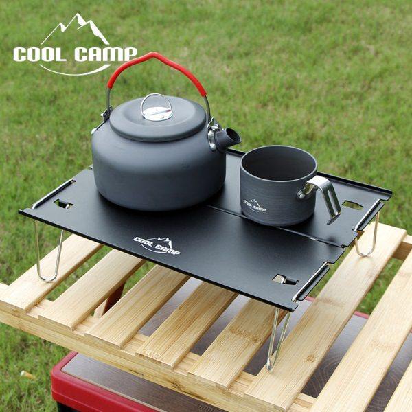 超轻迷你铝合金野餐桌登山徒步便携拼接桌咖啡桌茶几小桌子折叠桌