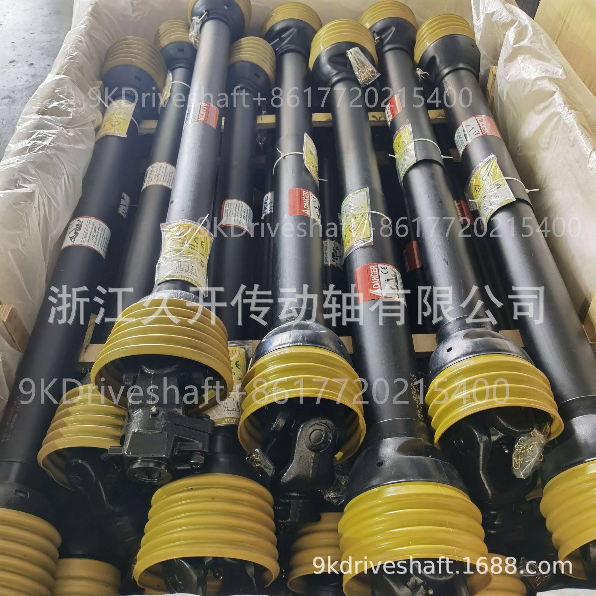 大马力传动轴打捆机驱动耙割草机传动轴，六键八键21键PTO传动轴