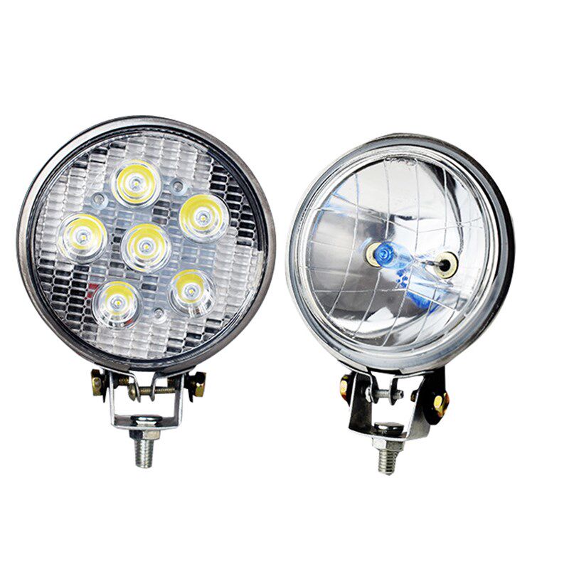 汽车大货车LED倒车灯12v24V侧边灯腰灯射灯疝气真空小太阳灯辅助