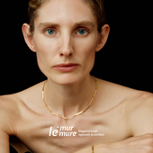 Murmure复古氛围美学意大利古法手工18K金原创锁骨项链情人节