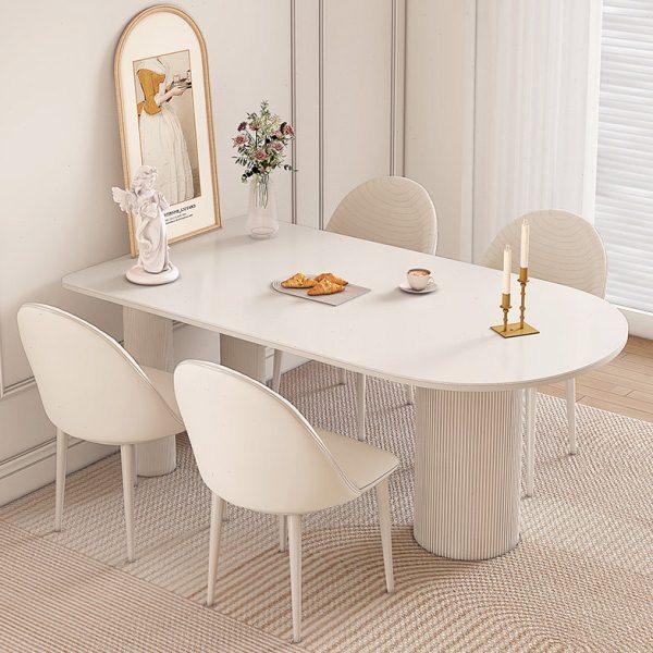 岩板餐桌小户型家用现代简约饭桌2024新款岛台一体奶油风餐桌椅,住宅家具,岩板餐桌,淘宝优惠券,粉丝福利购,淘宝优惠卷