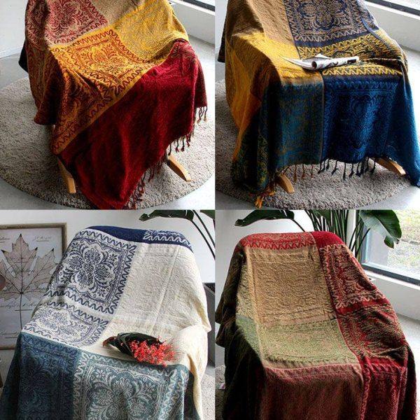 复古式沙发巾北欧沙发布全盖纯色毯子单人网红沙发套沙发垫盖布罩,居家布艺,沙发套,淘宝优惠券,粉丝福利购,淘宝优惠卷