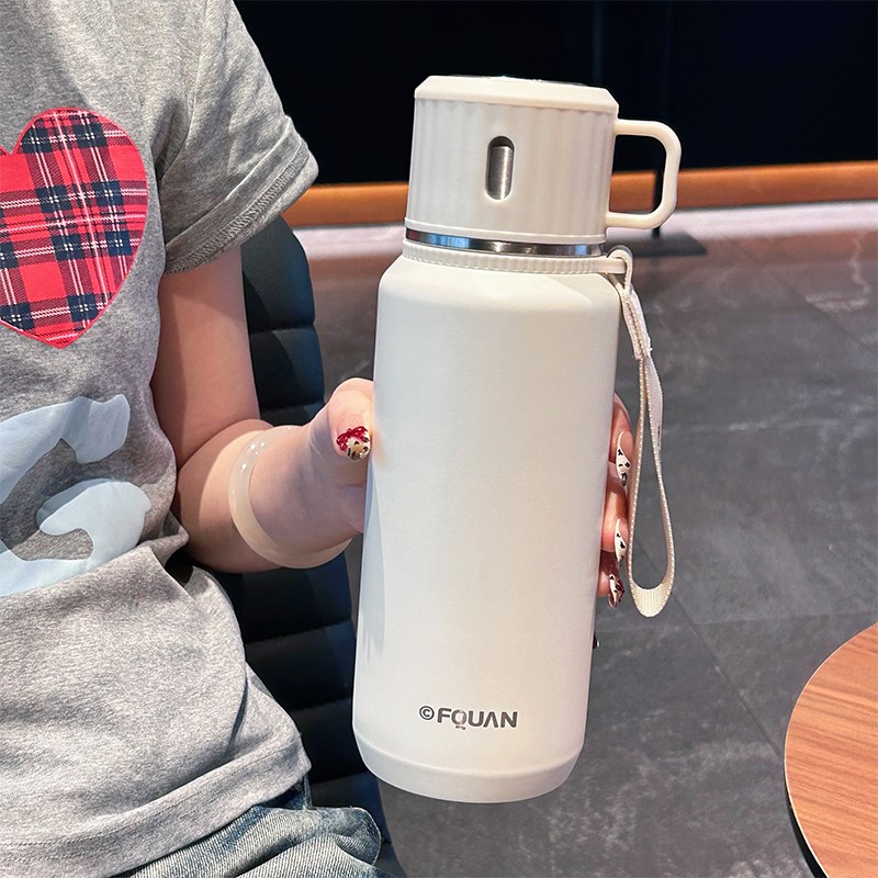 316不锈钢保温杯大容量s学生上学专用茶水分离泡茶杯女生便携水杯