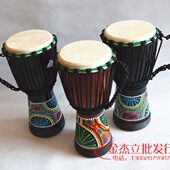 原装 包邮 进口印尼产整木掏空 非洲鼓手鼓 6寸8寸手鼓丽江鼓
