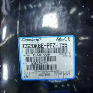 PFZ TFD 255 PFV谷轮压缩机CS20K6E CS08KQE 155 CS20K6E